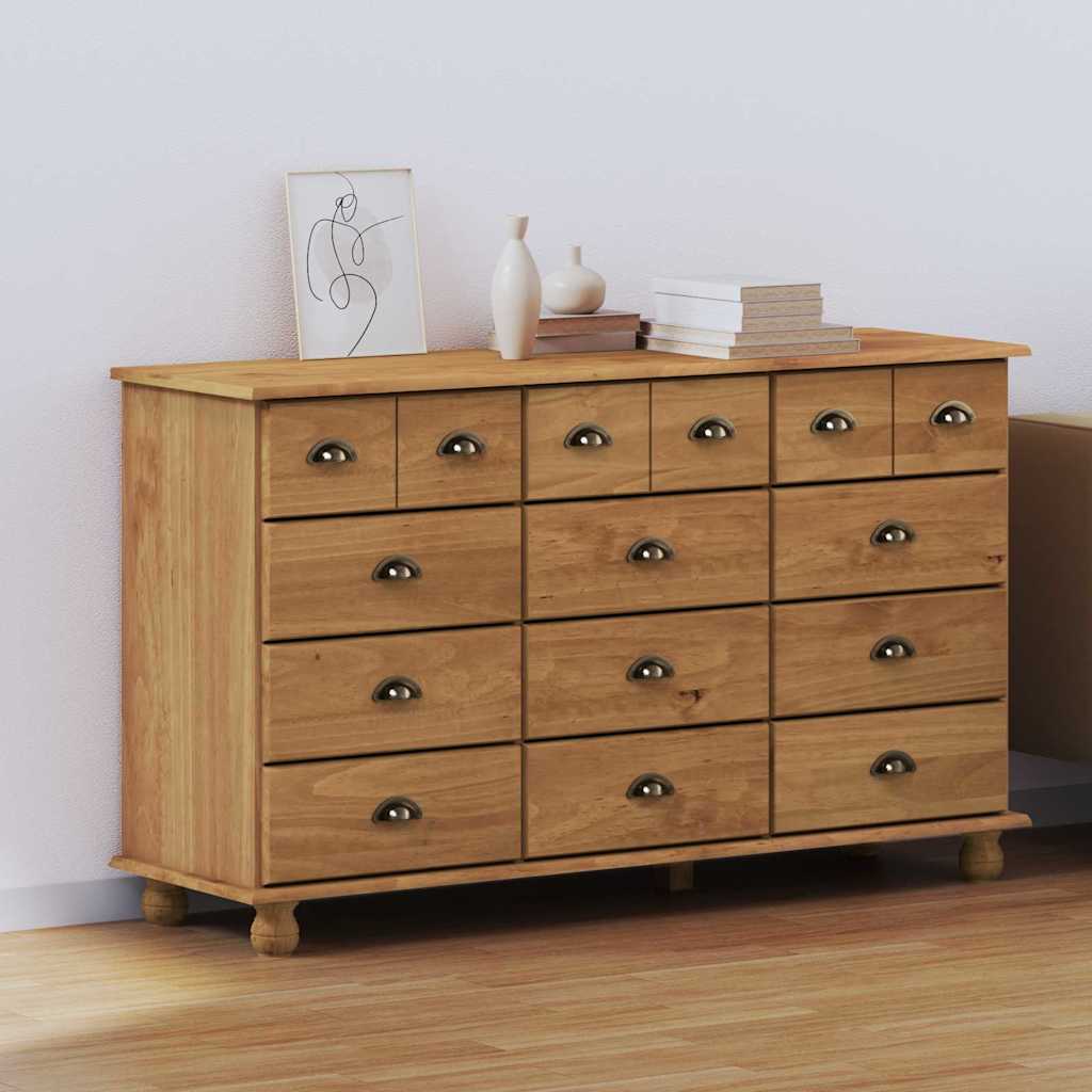 Schubladenkommode mit Schubladen ASKIM Braun 79 x 40 x 133,5 cm