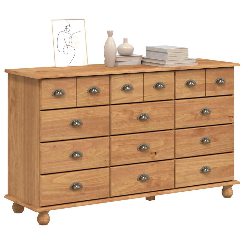 Schubladenkommode mit Schubladen ASKIM Braun 79 x 40 x 133,5 cm