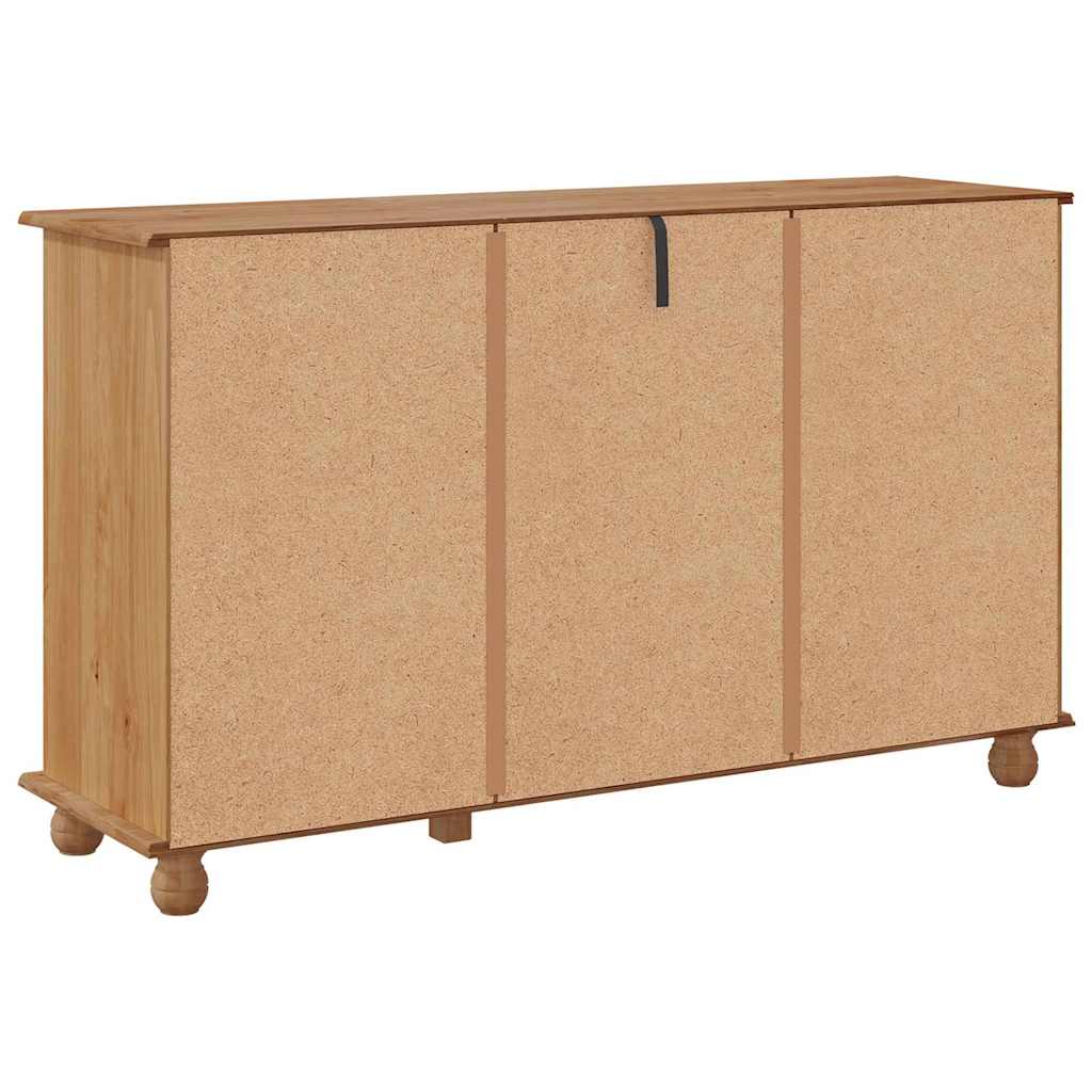 Sideboard ASKIM 133,5 x 40 x 79 cm Massivholz Kiefer