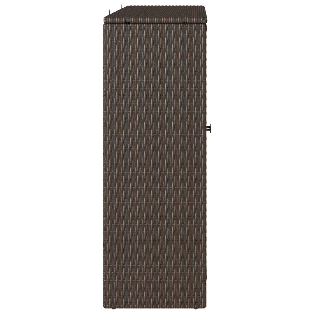 Aufbewahrungsschrank mit Regal Braun 100 x 36 x 102 cm Rattan