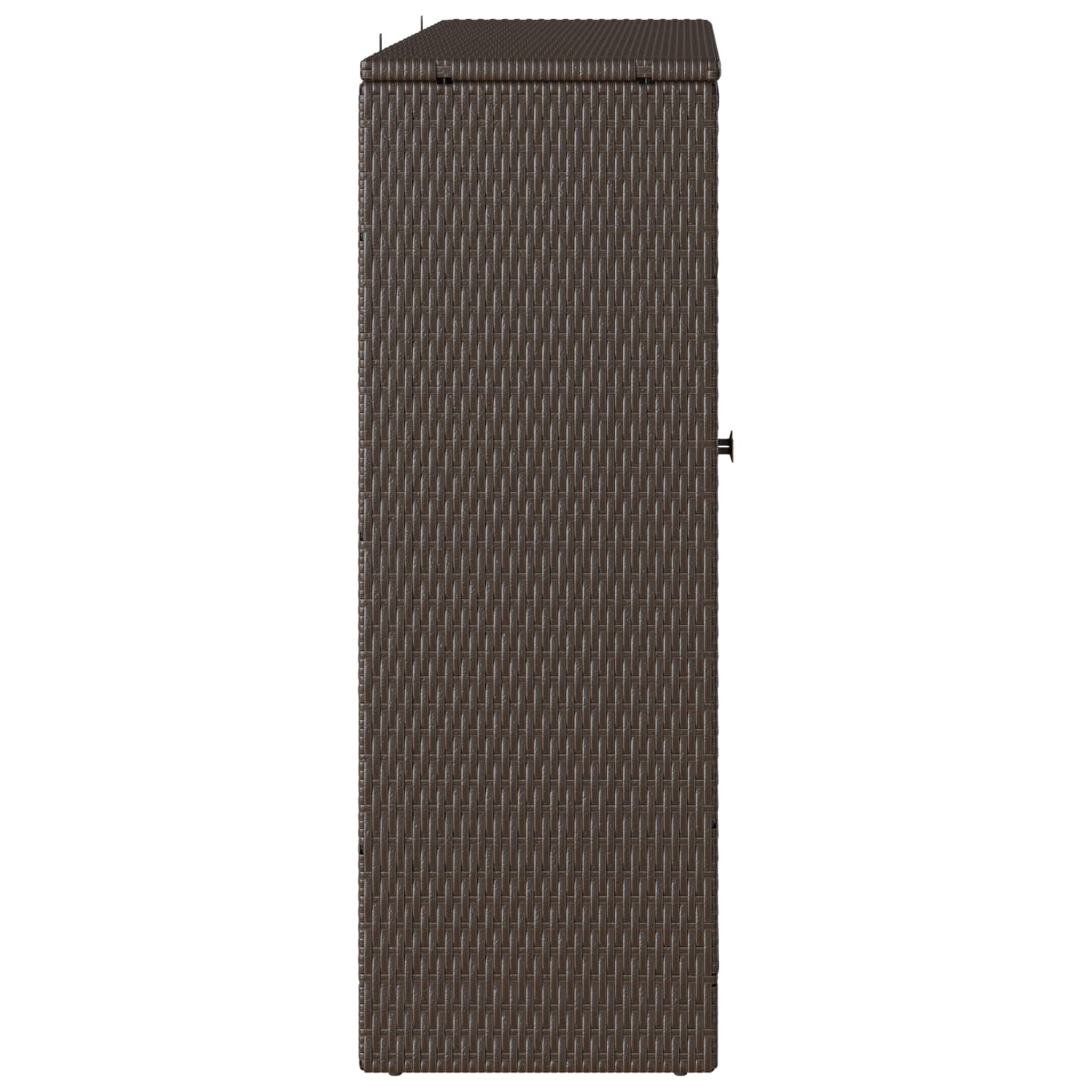 Aufbewahrungsschrank mit Regal Braun 100 x 36 x 102 cm Rattan