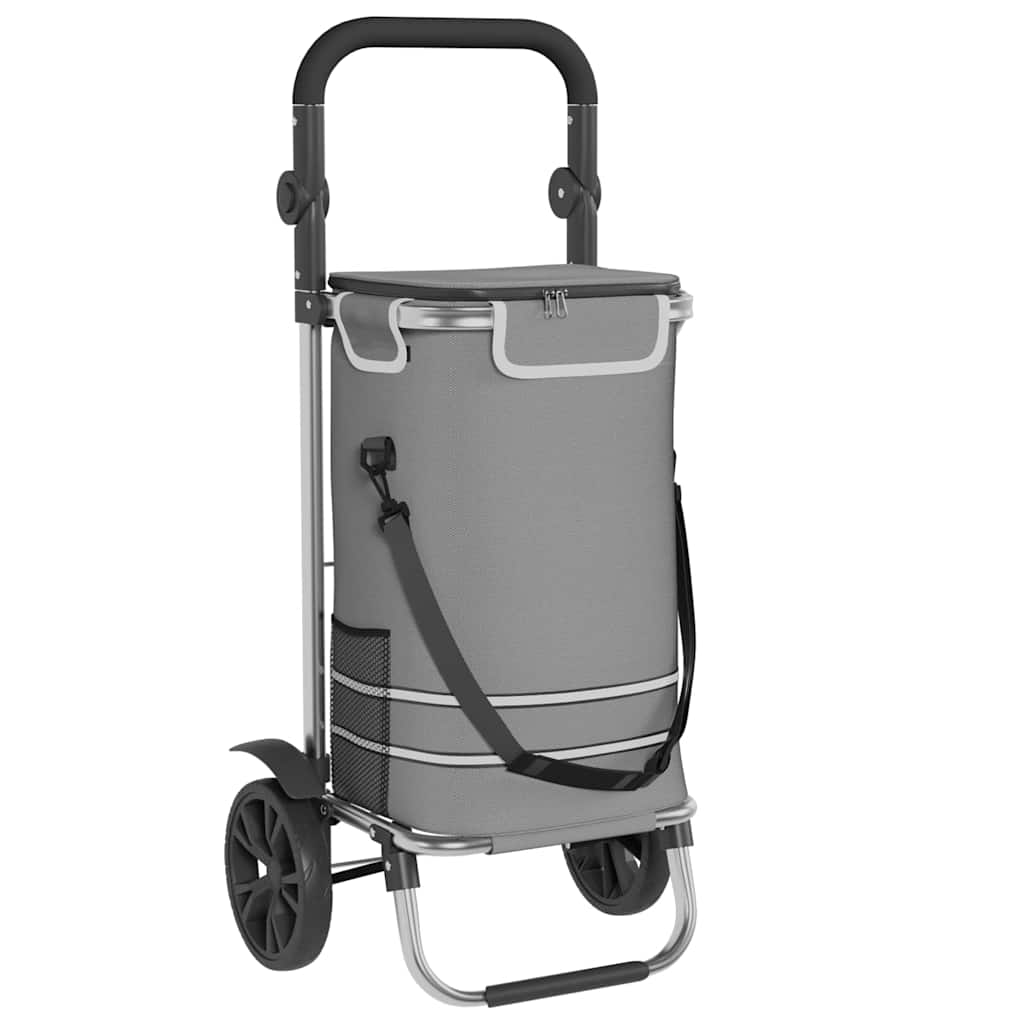 Einkaufswagen Grau 36,5 x 46,5 x 100,5 cm Oxford-stoff