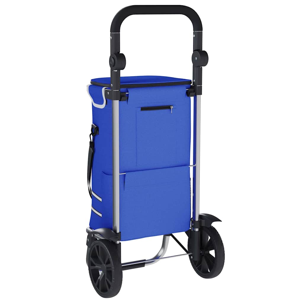 Einkaufswagen Blau 36,5 x 46,5 x 100,5 cm Oxford-stoff