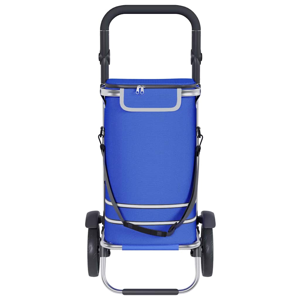 Einkaufswagen Blau 36,5 x 46,5 x 100,5 cm Oxford-stoff