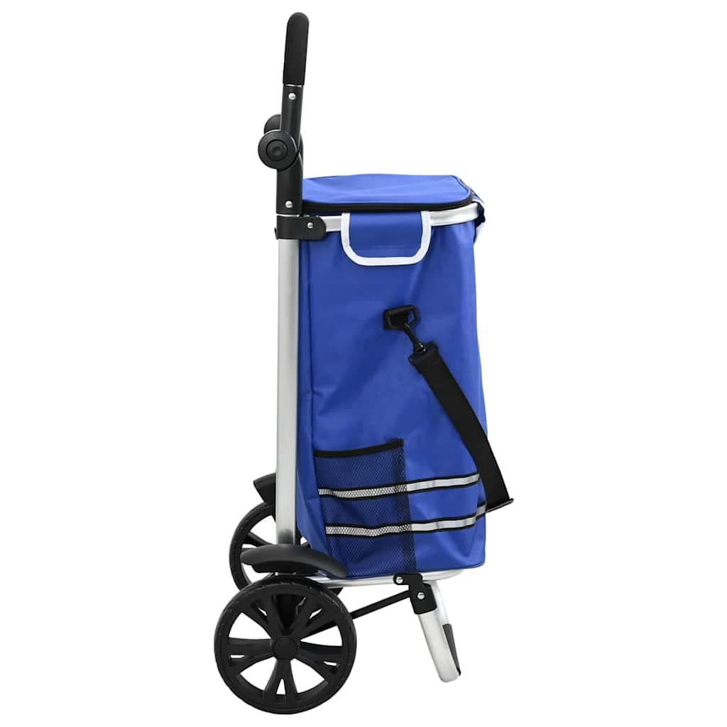 Einkaufswagen Blau 36,5 x 46,5 x 100,5 cm Oxford-stoff