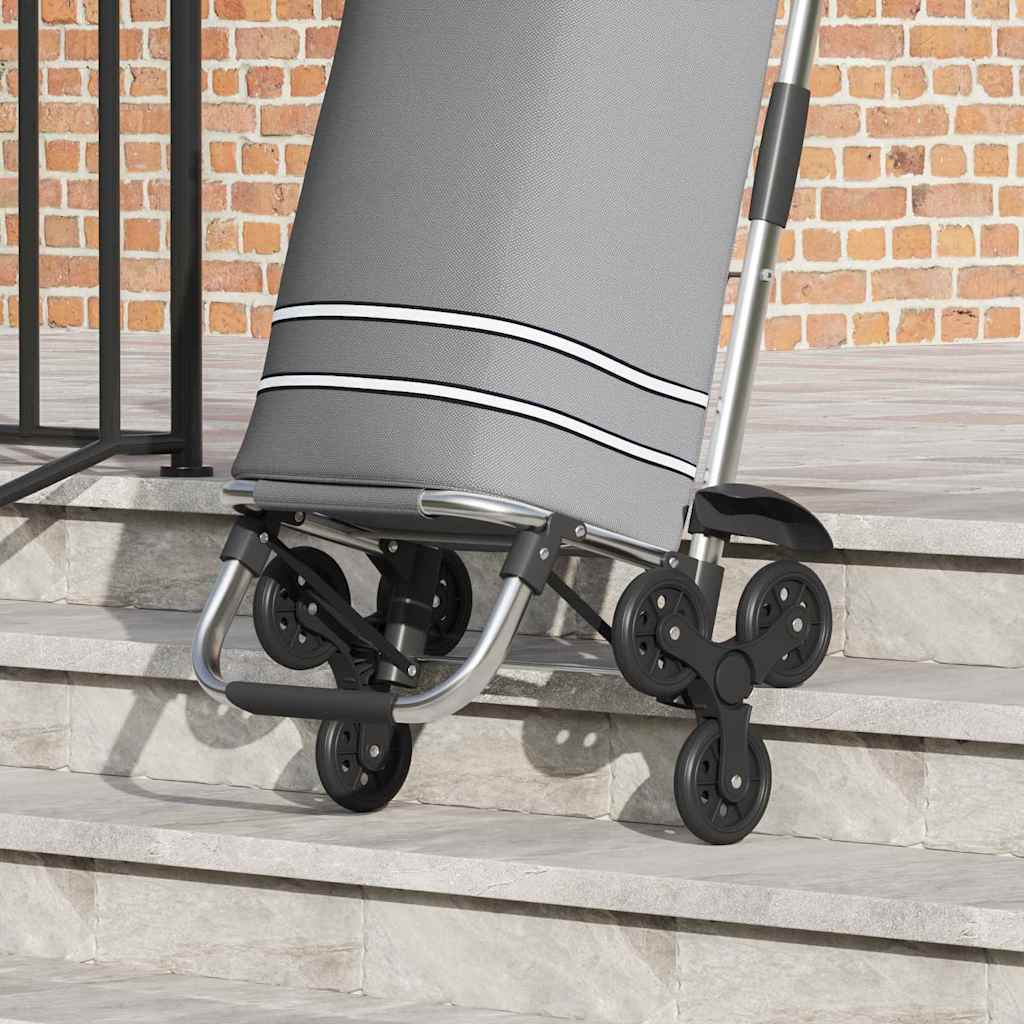 Einkaufswagen Grau 47 x 39 x 100,5 cm Oxford-stoff