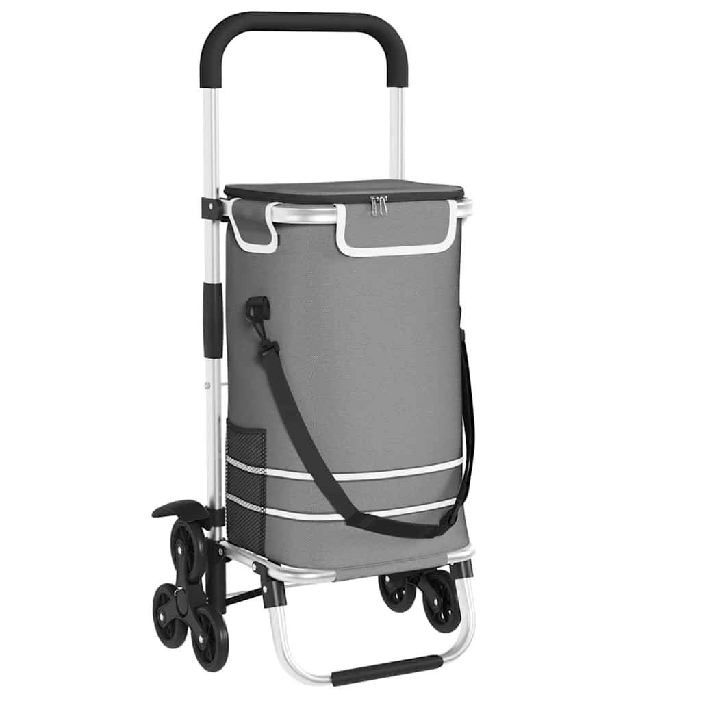 Einkaufswagen Grau 47 x 39 x 100,5 cm Oxford-stoff