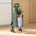 Einkaufswagen Grün 39,5 x 33 x 93 cm Oxford-stoff