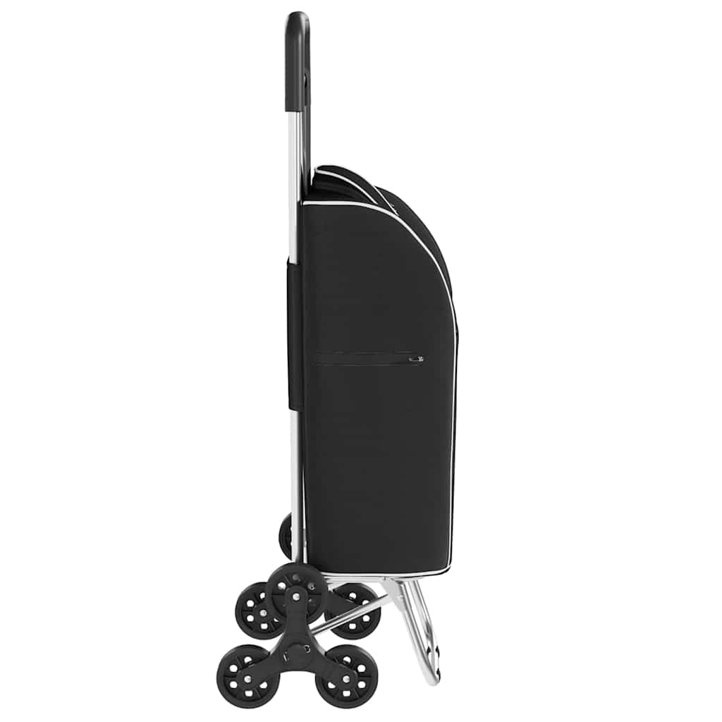 Einkaufswagen Schwarz 39,5 x 33 x 93 cm Oxford-stoff