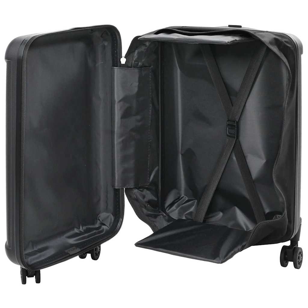 Koffer mit Schloss Schwarz 34 x 23 x 55,5 cm ABS Kunststoff