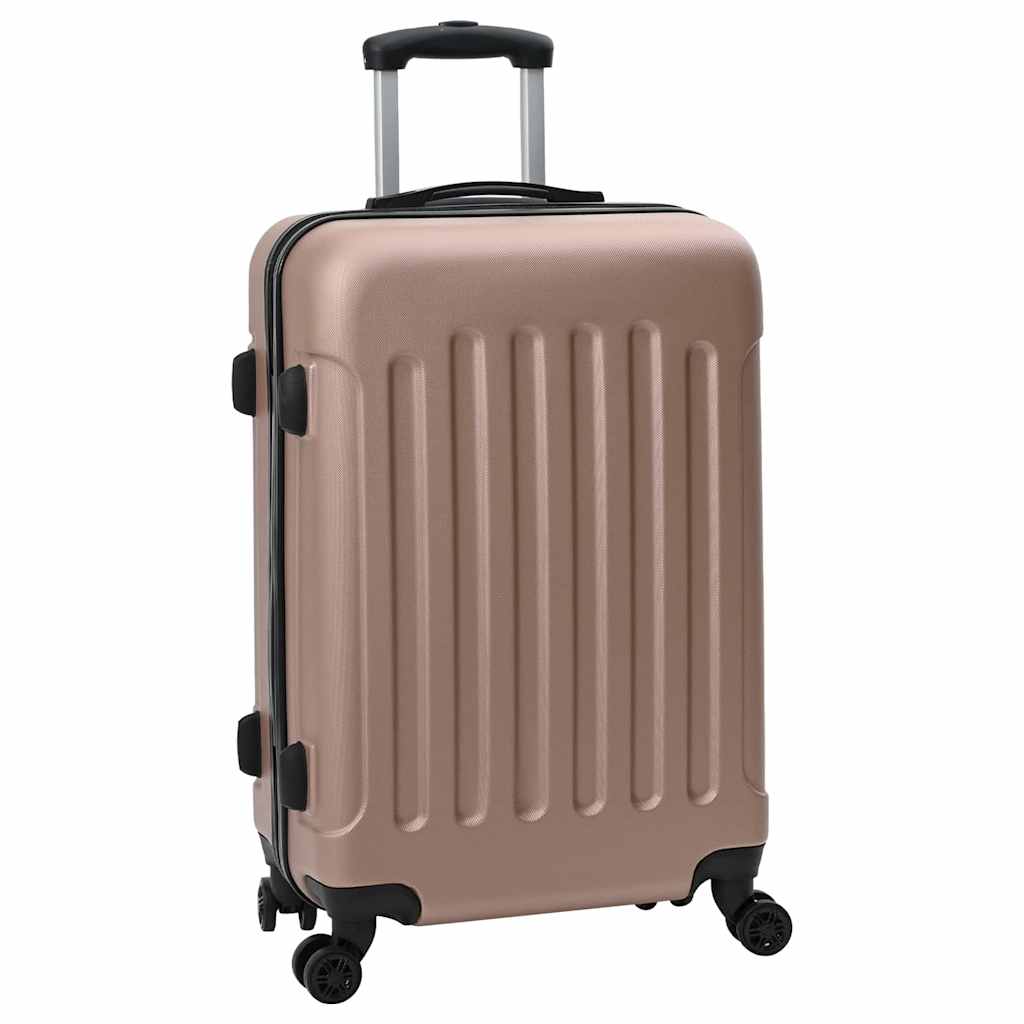 Koffer 3 pcs Roségold 50 x 31 x 78 cm ABS Kunststoff