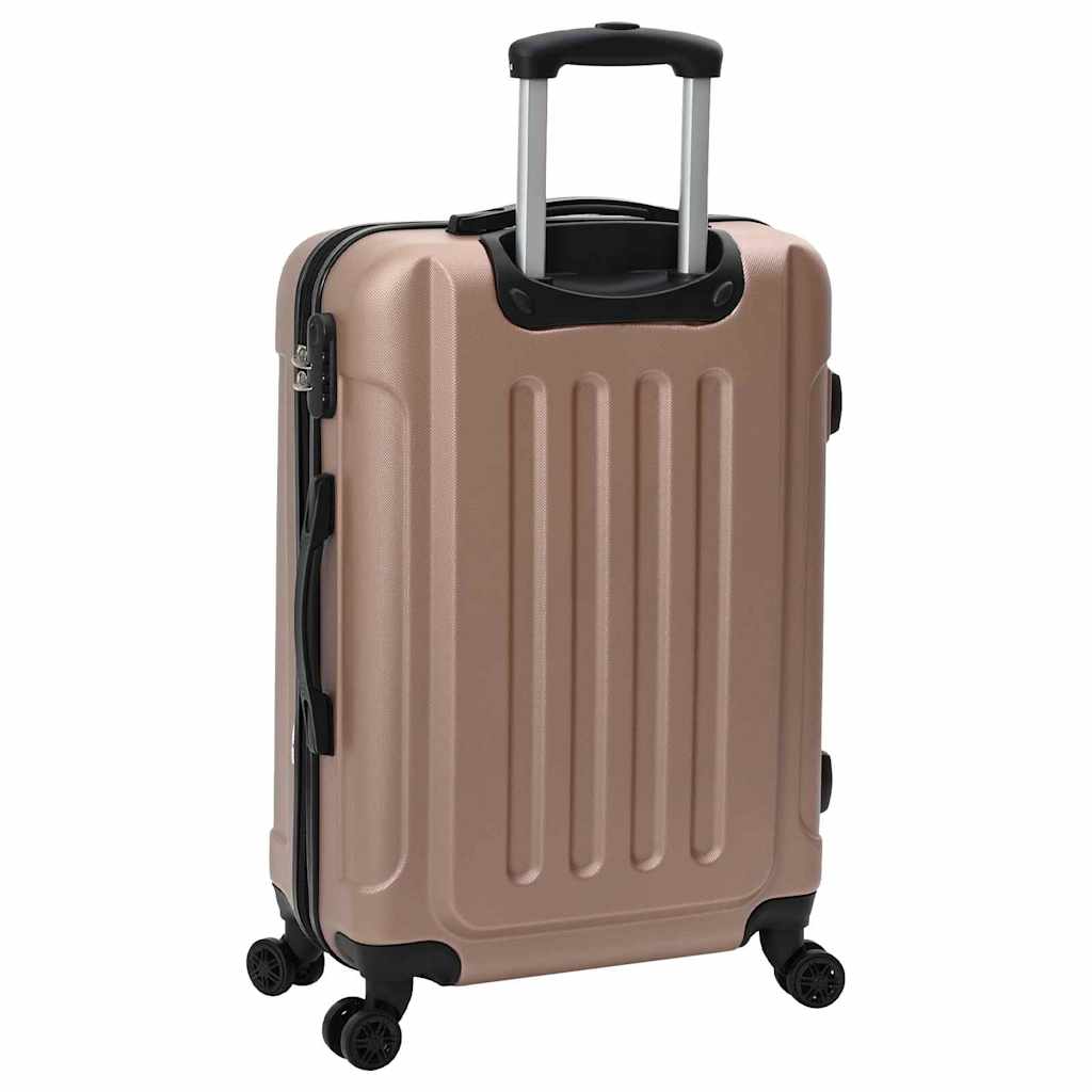 Koffer 3 pcs Roségold 50 x 31 x 78 cm ABS Kunststoff
