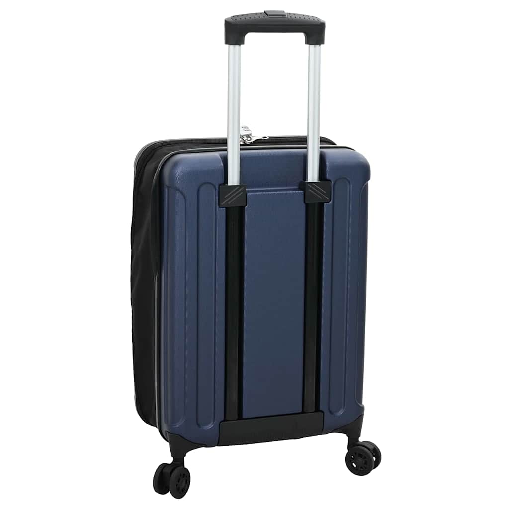 Koffer mit Schloss Dunkelblau 34 x 23 x 55,5 cm ABS Kunststoff