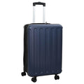 Koffer mit Schloss Dunkelblau 43 x 27 x 66 cm ABS Kunststoff