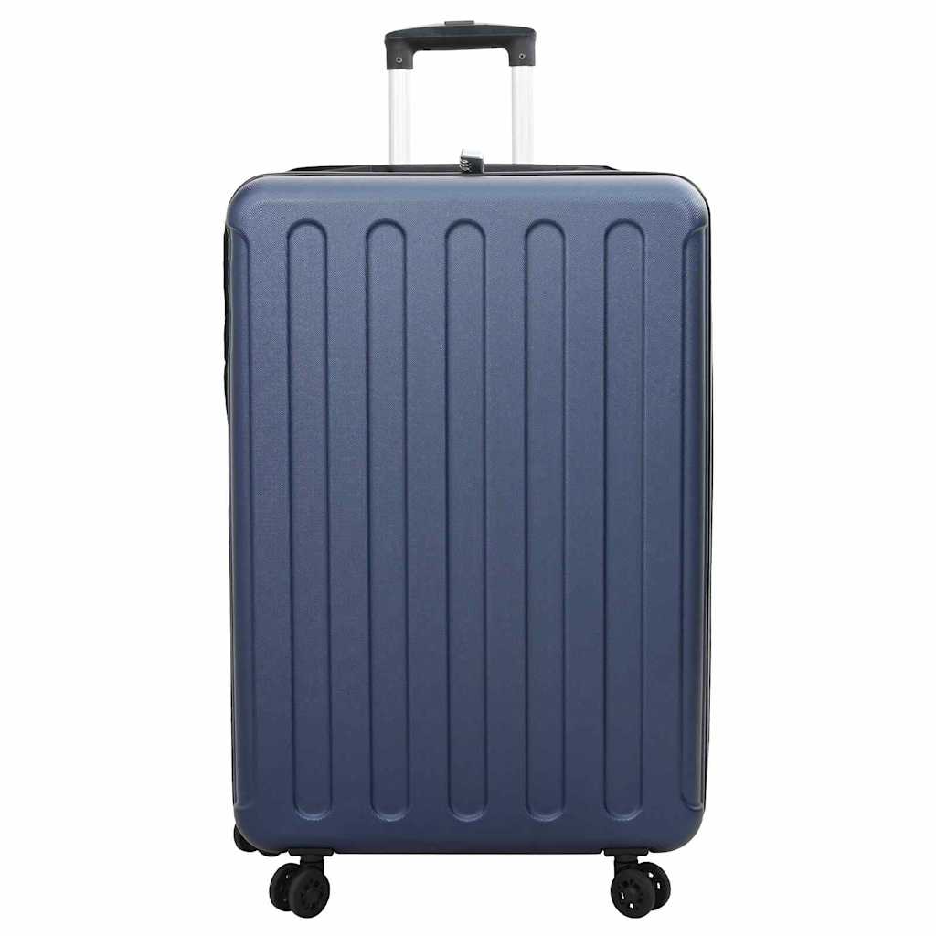 Koffer mit Schloss Dunkelblau 50 x 30 x 76 cm ABS Kunststoff
