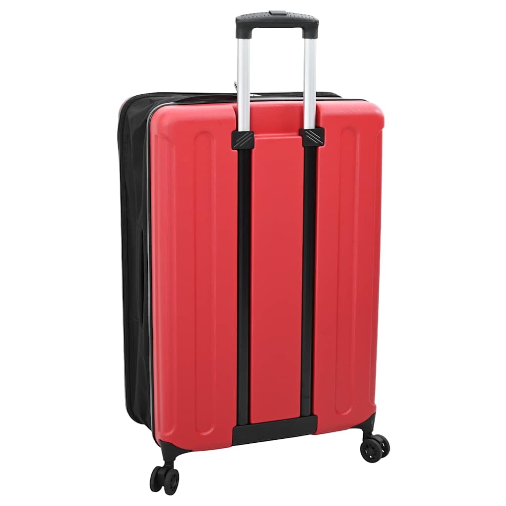 Koffer mit Schloss Rot 50 x 30 x 76 cm ABS Kunststoff
