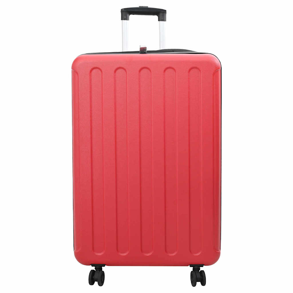 Koffer mit Schloss Rot 50 x 30 x 76 cm ABS Kunststoff