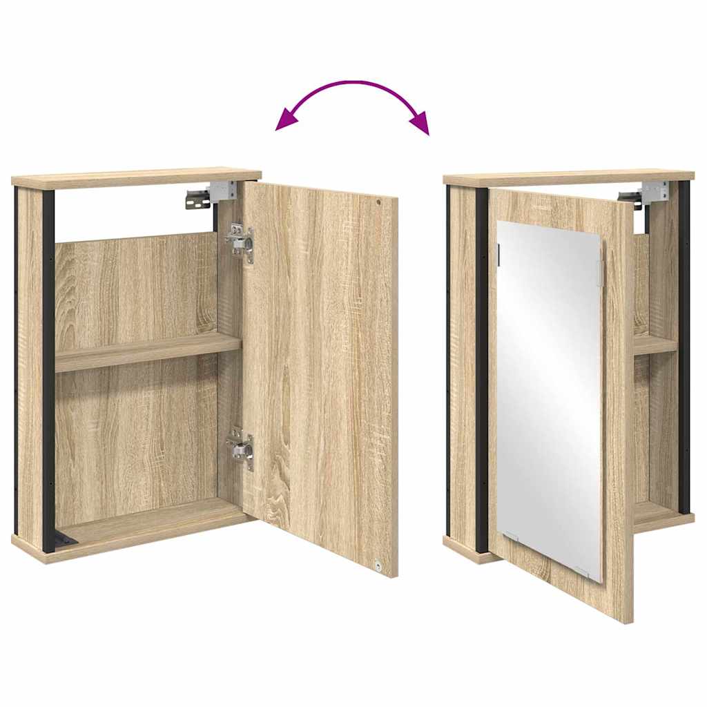 Spiegelschrank Sonoma-Eiche 42 x 12 x 60 cm Holzwerkstoff