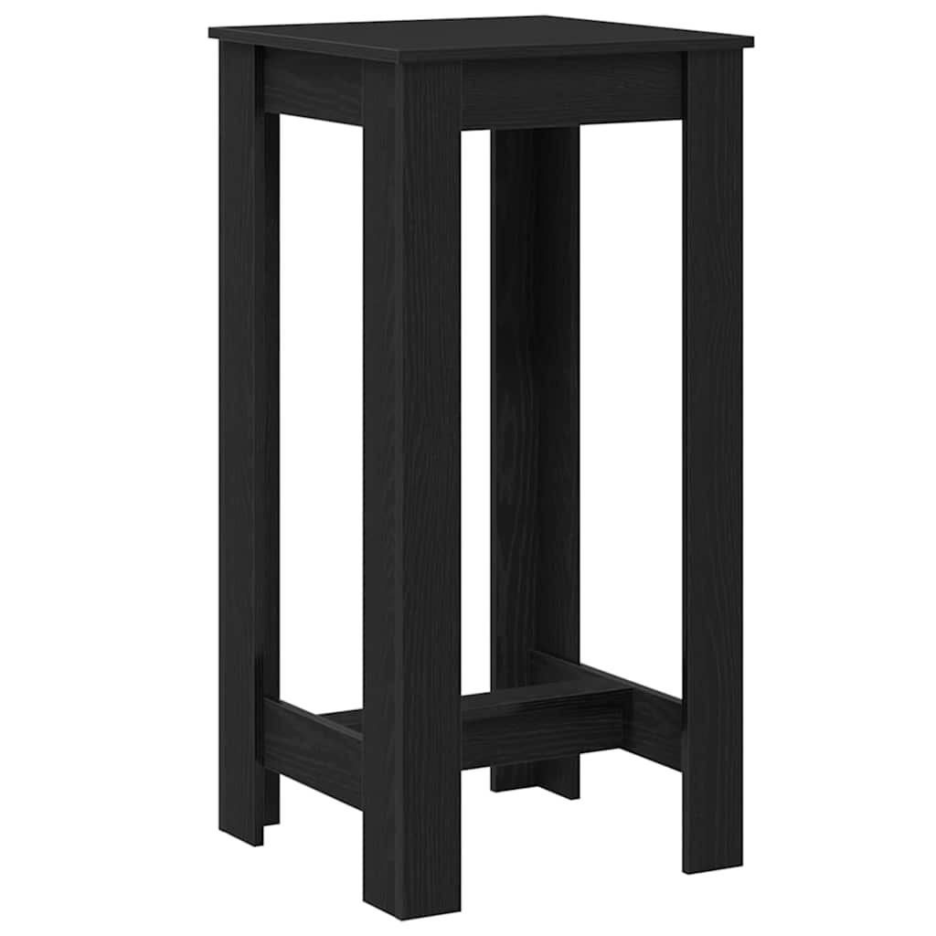 Bartisch Schwarz Eichen-Optik 51 x 50 x 103,5 cm Holzwerkstoff