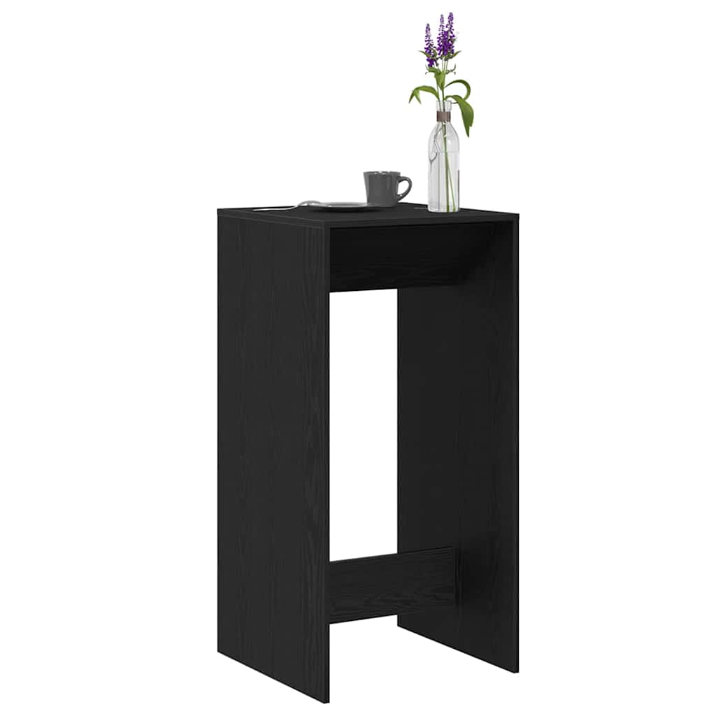 Bartisch Schwarz Eichen-Optik 51 x 50 x 103,5 cm Holzwerkstoff