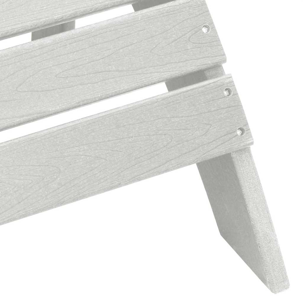 Adirondack-Stuhl Weiß 82 x 74 x 92 cm HDPE