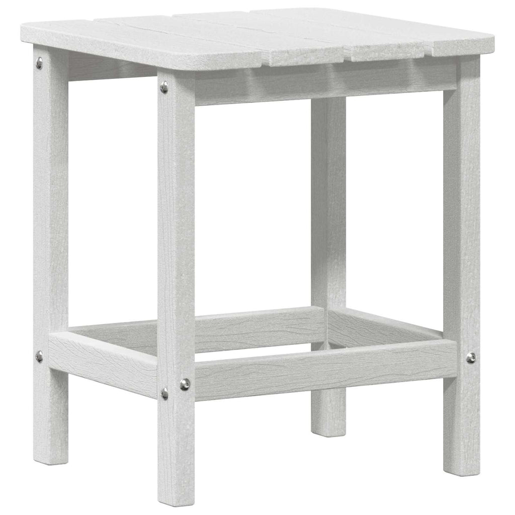 Beistelltisch Weiß 38 x 38 x 46 cm Polyethylen