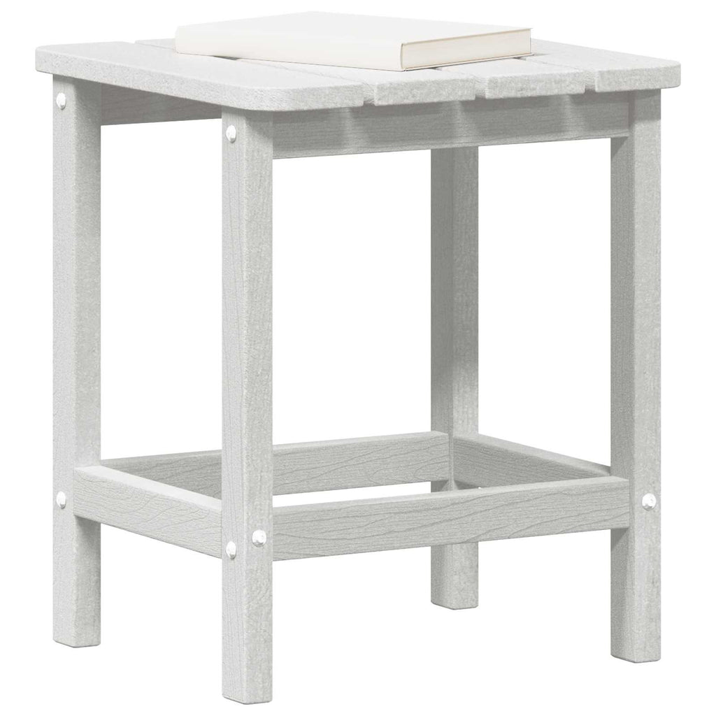 Beistelltisch Weiß 38 x 38 x 46 cm Polyethylen