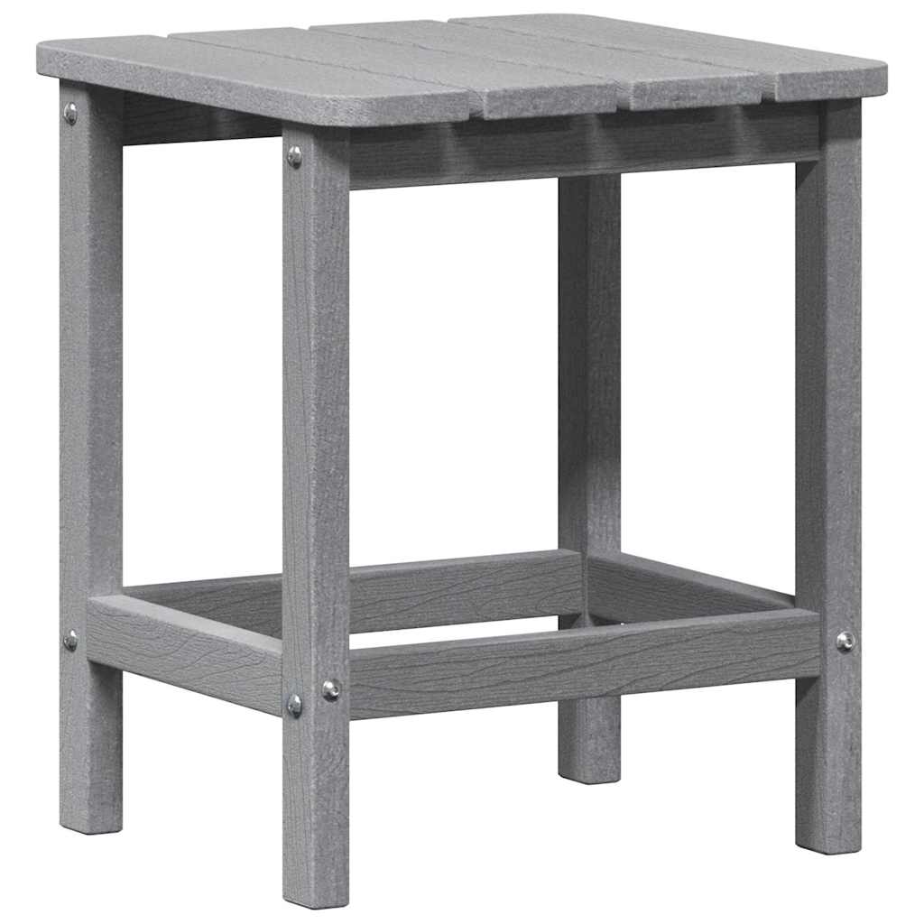 Beistelltisch Hellgrau 38 x 38 x 46 cm Polyethylen
