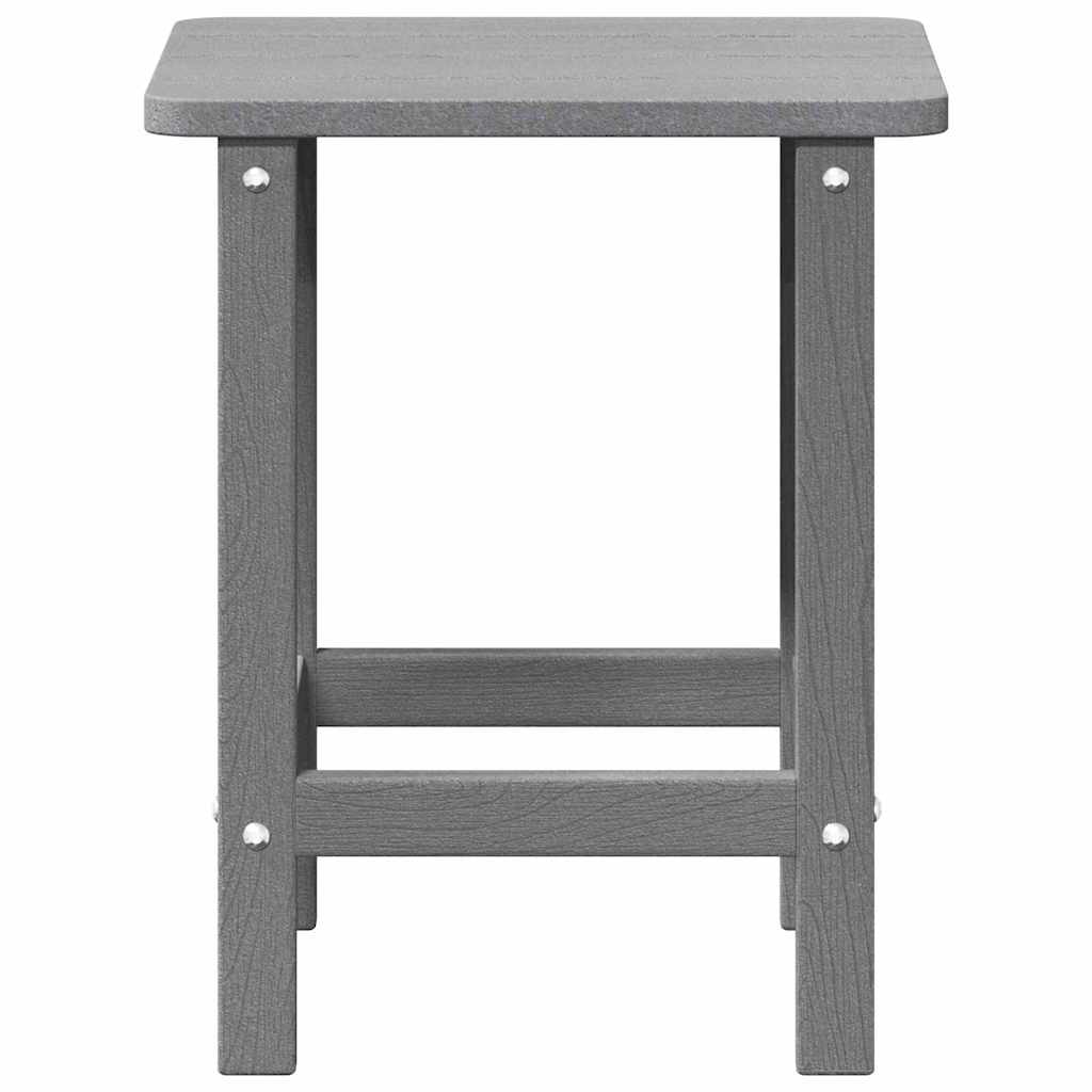 Beistelltisch Hellgrau 38 x 38 x 46 cm Polyethylen