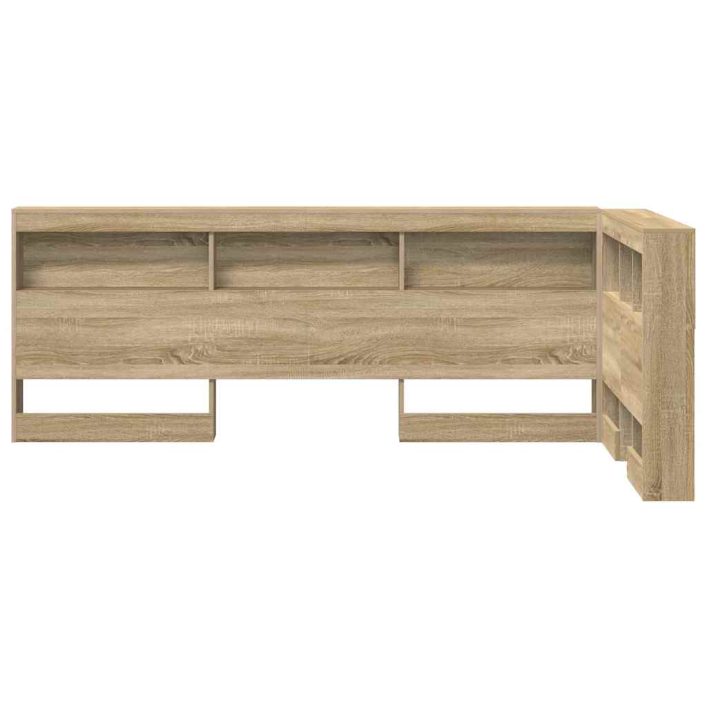 Aufbewahrungskopfteil Sonoma-Eiche 80 cm Holzwerkstoff
