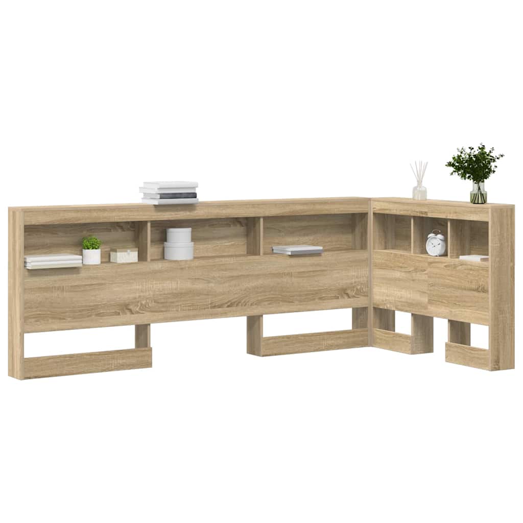 Aufbewahrungskopfteil Sonoma-Eiche 90 cm Holzwerkstoff