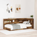 Aufbewahrungskopfteil Geräucherte Eiche 90 cm Holzwerkstoff