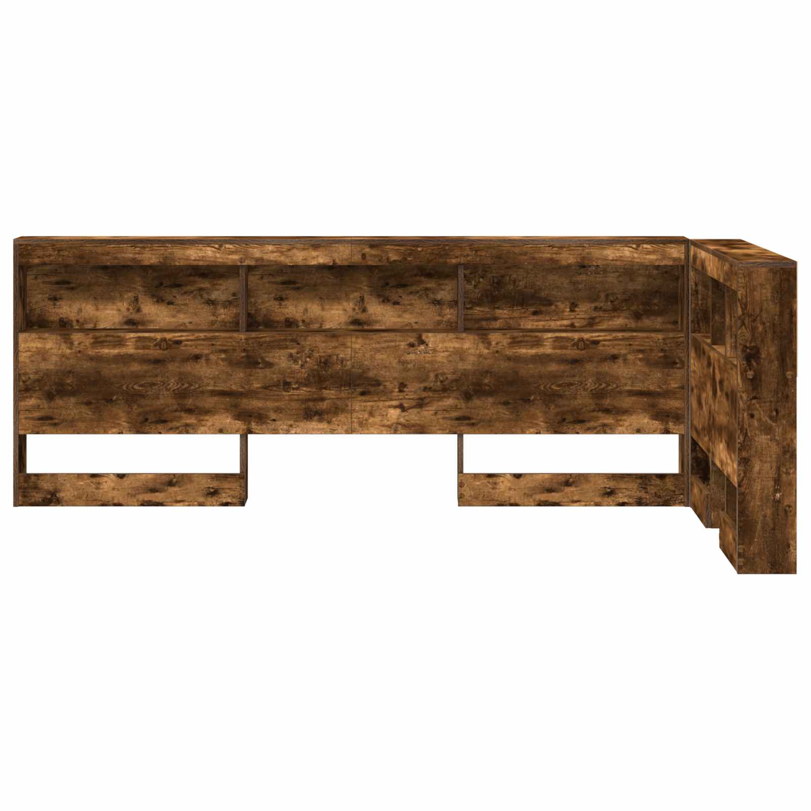 Aufbewahrungskopfteil Geräucherte Eiche 90 cm Holzwerkstoff