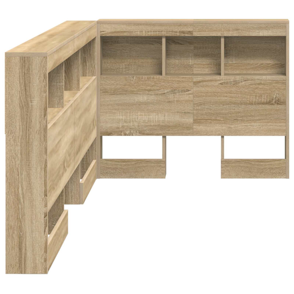 Aufbewahrungskopfteil Sonoma-Eiche 100 cm Holzwerkstoff
