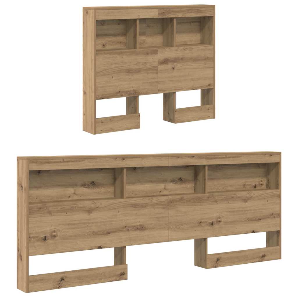 Aufbewahrungskopfteil Artisan-Eiche 100 cm Holzwerkstoff