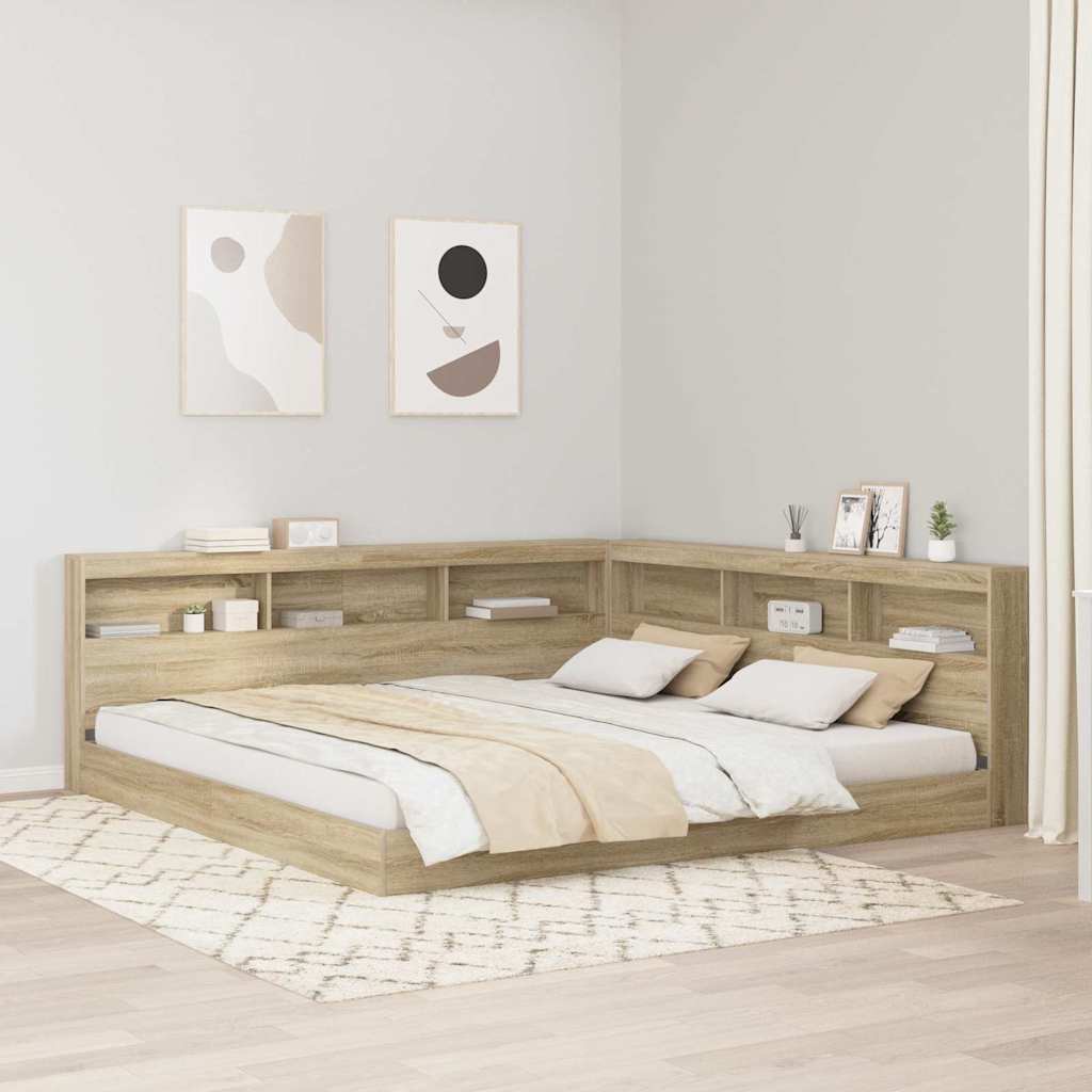Aufbewahrungskopfteil Sonoma-Eiche 200 cm Holzwerkstoff