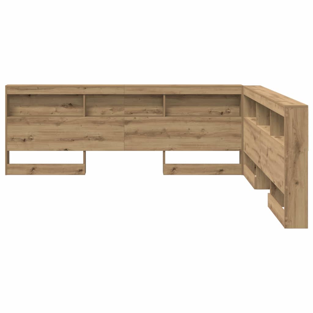 Aufbewahrungskopfteil Artisan-Eiche 200 cm Holzwerkstoff
