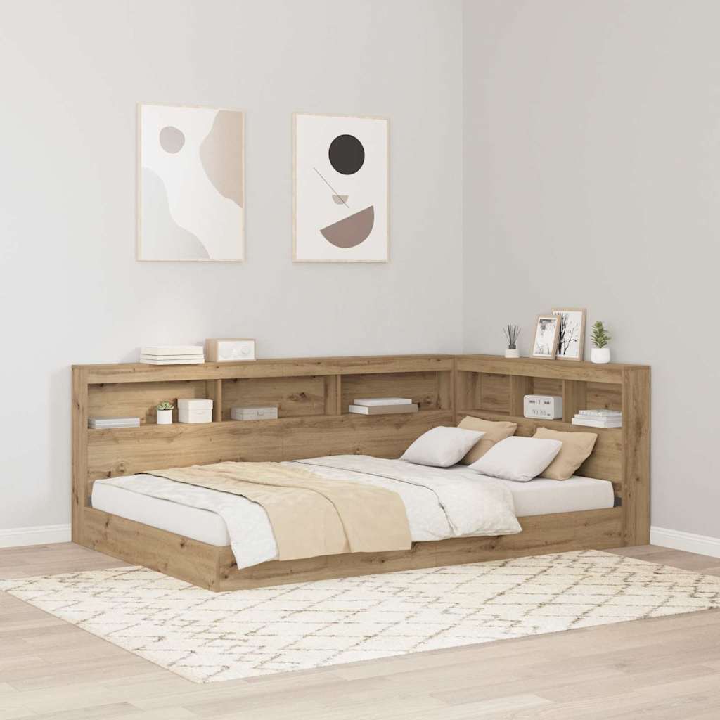 Aufbewahrungskopfteil Artisan-Eiche 120 cm Holzwerkstoff
