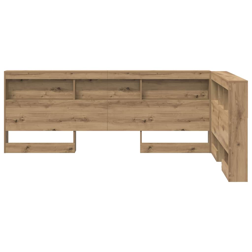 Aufbewahrungskopfteil Artisan-Eiche 120 cm Holzwerkstoff