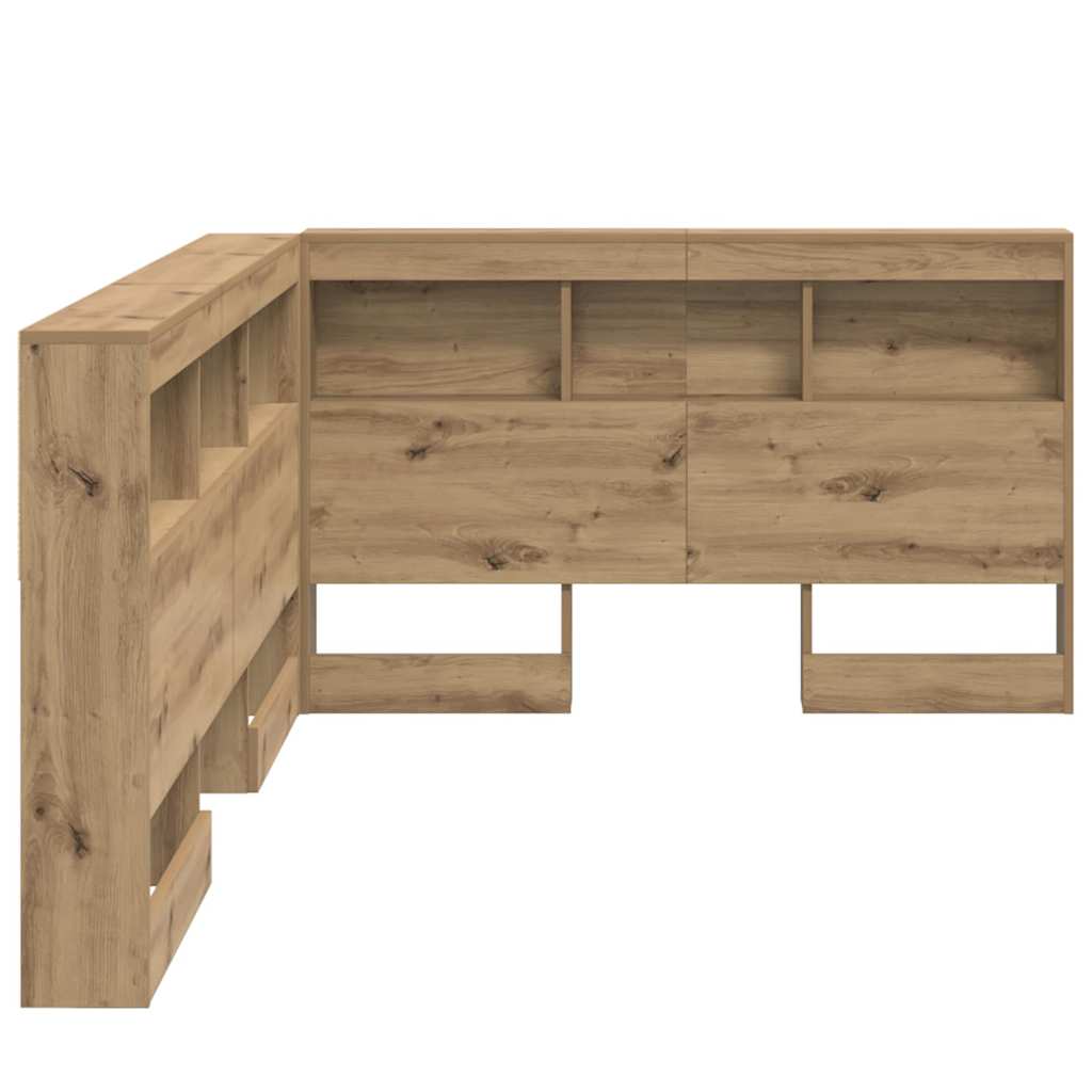 Aufbewahrungskopfteil Artisan-Eiche 120 cm Holzwerkstoff