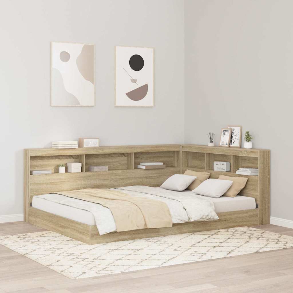 Aufbewahrungskopfteil Sonoma-Eiche 150 cm Holzwerkstoff