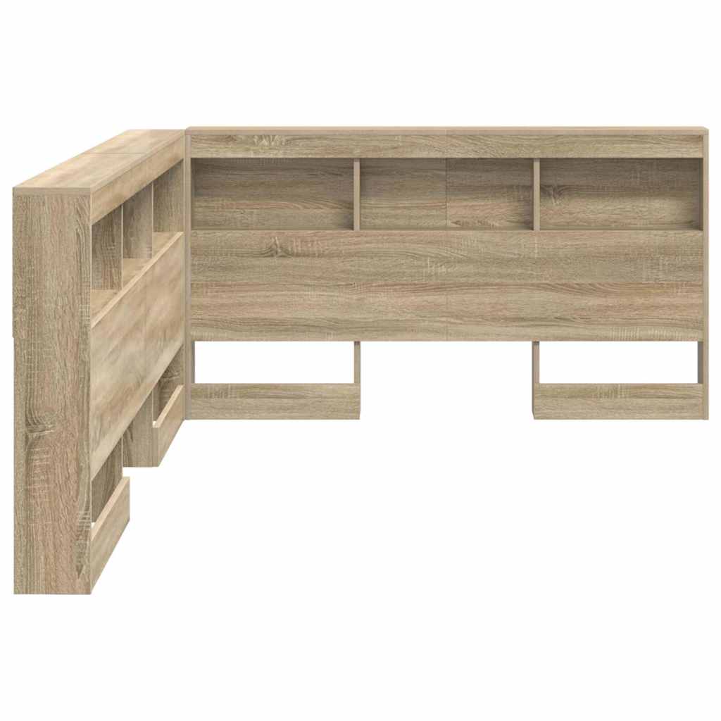 Aufbewahrungskopfteil Sonoma-Eiche 150 cm Holzwerkstoff