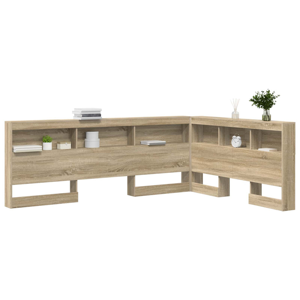 Aufbewahrungskopfteil Sonoma-Eiche 160 cm Holzwerkstoff