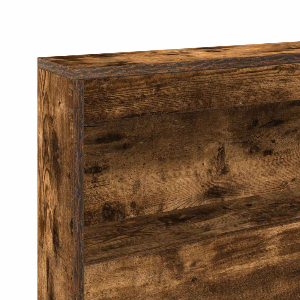 Aufbewahrungskopfteil Geräucherte Eiche 160 cm Holzwerkstoff
