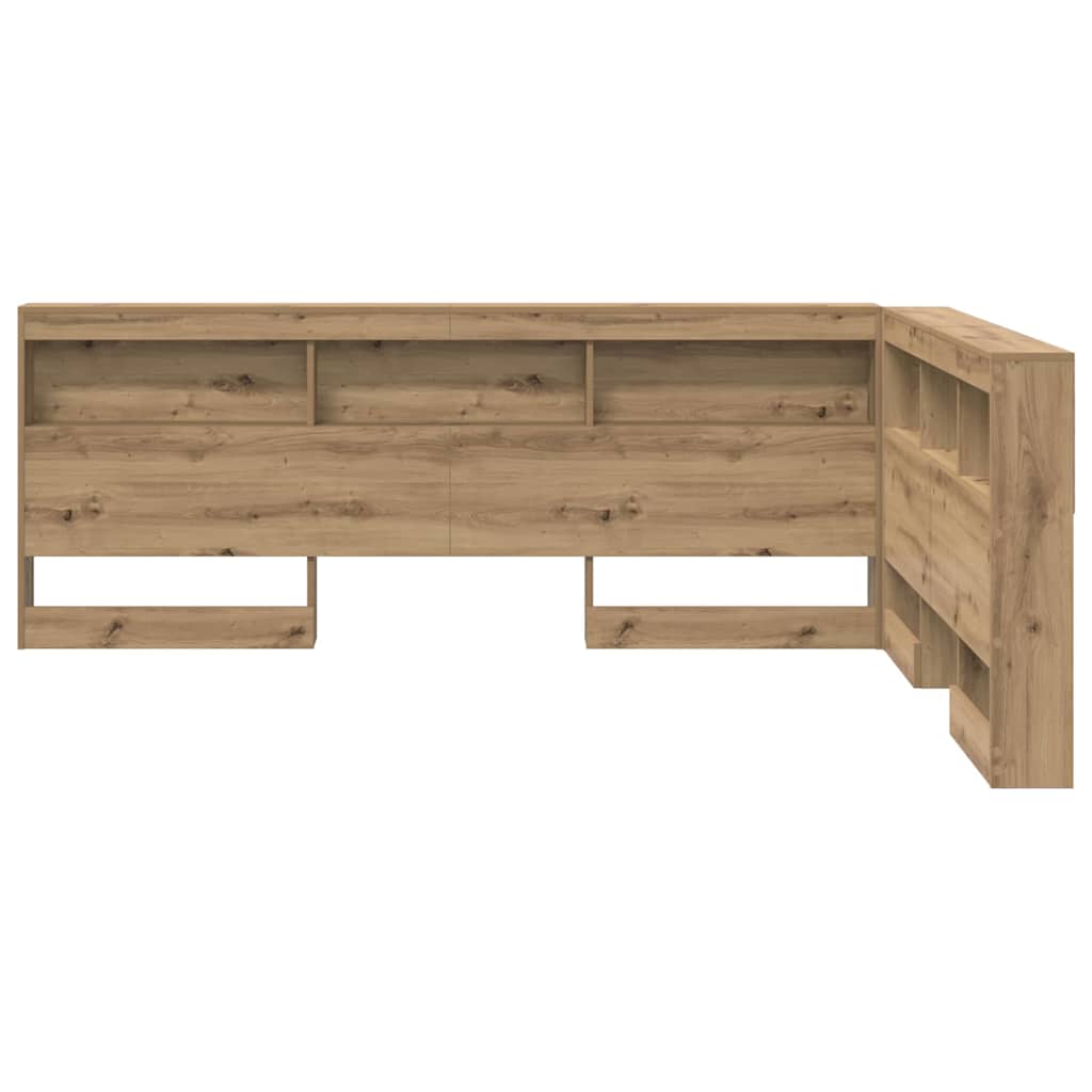 Aufbewahrungskopfteil Artisan-Eiche 160 cm Holzwerkstoff