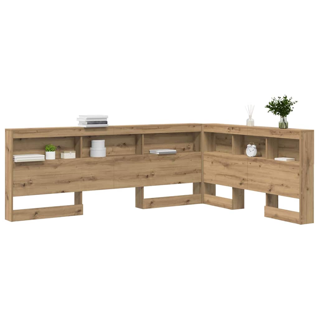 Aufbewahrungskopfteil Artisan-Eiche 160 cm Holzwerkstoff