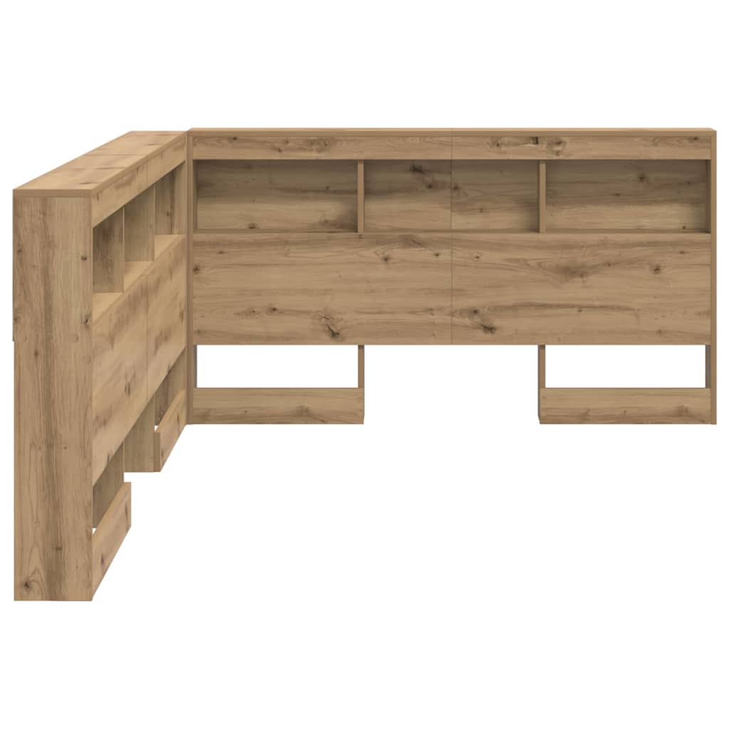 Aufbewahrungskopfteil Artisan-Eiche 160 cm Holzwerkstoff