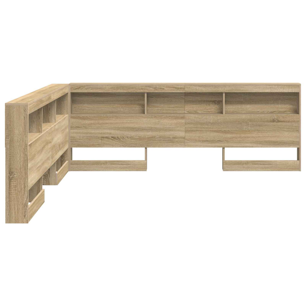 Aufbewahrungskopfteil Sonoma-Eiche 180 cm Holzwerkstoff
