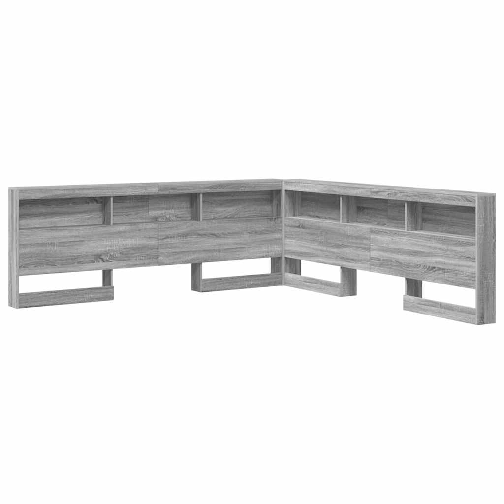 Aufbewahrungskopfteil Graues Sonoma 180 cm Holzwerkstoff