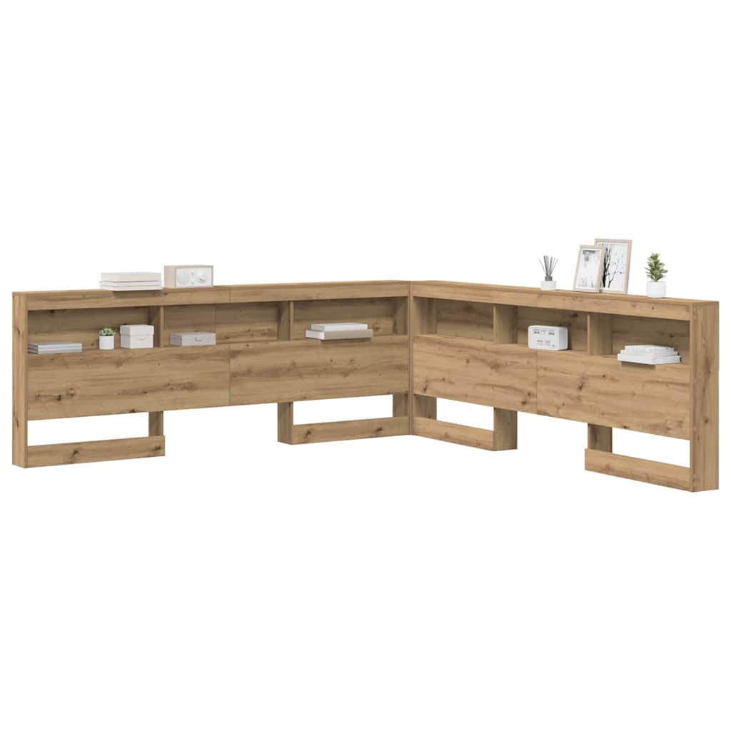 Aufbewahrungskopfteil Artisan-Eiche 180 cm Holzwerkstoff